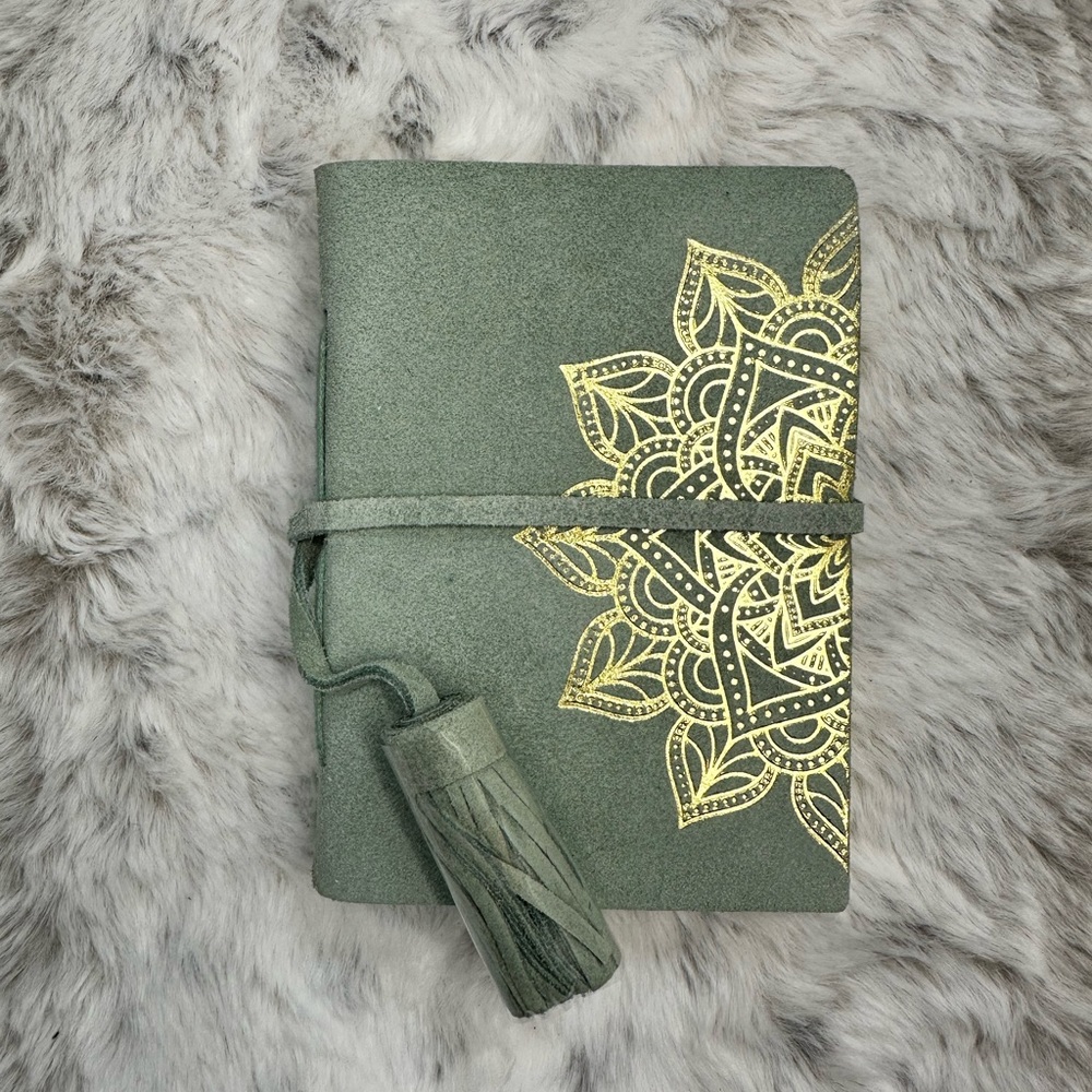 Mist Colored Blank Page Notebook